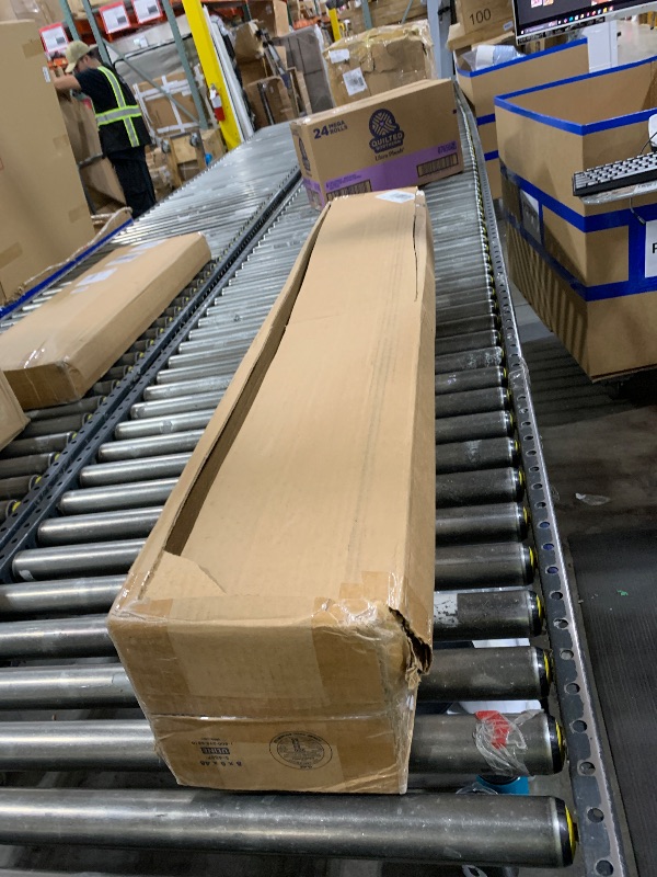 Photo 1 of 48 Inch Long Floating Shelves for Wall 2 Pack, 12"D Wood Grain Bathroom Shelves with Invisible Brackets, Easy Install Engineered Wood Storage Shelves for Kitchen, Living Room, Bedroom, Rustic Brown
