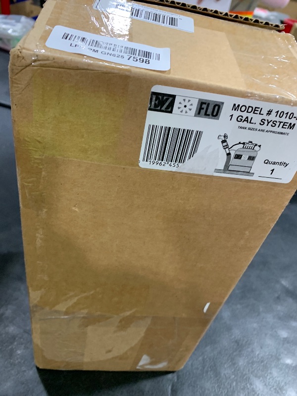 Photo 1 of EZ?FLO 1?Gallon Fertilizer Injector | Hose Bib & Drip Connection System | Up to 16,000?sq?ft Coverage | Adjustable Micro?Dosing | 3/4? GHT Connector | EZ 1010?HB | for On/Off & Constant Pressure |