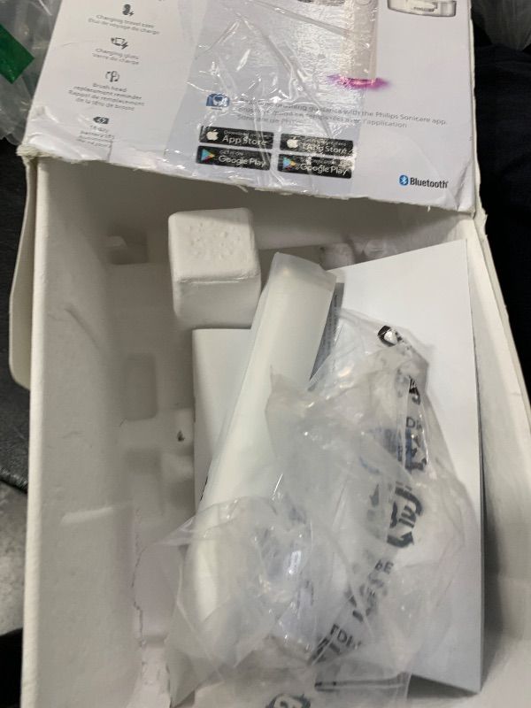 Photo 4 of Philips Sonicare DiamondClean Smart 9500 Electric Toothbrush - Sonic Toothbrush with App, Pressure Sensor, 15 Brushing Settings, Replacement Reminder, USB Charging Travel Case, White, Model HX9923/01