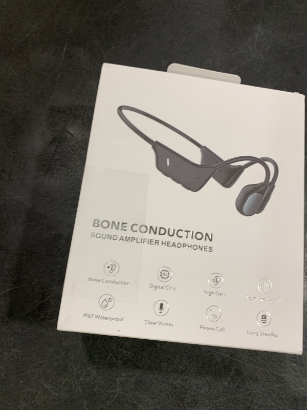 Photo 1 of mocodi Bone Conduction Headphones Bluetooth Amplifier for Seniors & Adults - Open-Ear Design for Comfortable Daily Use, Up to 9-Hour Battery, IP67 Water Resistant