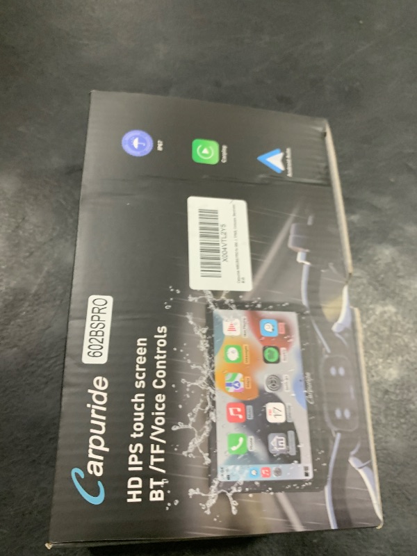 Photo 1 of Carpuride W602BSPRO for BMW Motorcycle Carplay & Android Auto 6.25" IP67 Waterproof Car Play Moto GPS Navigation Screen with Dual Bluetooth, Data Reading, OTA, Wonder Control, TPMS, Compass, Barometer