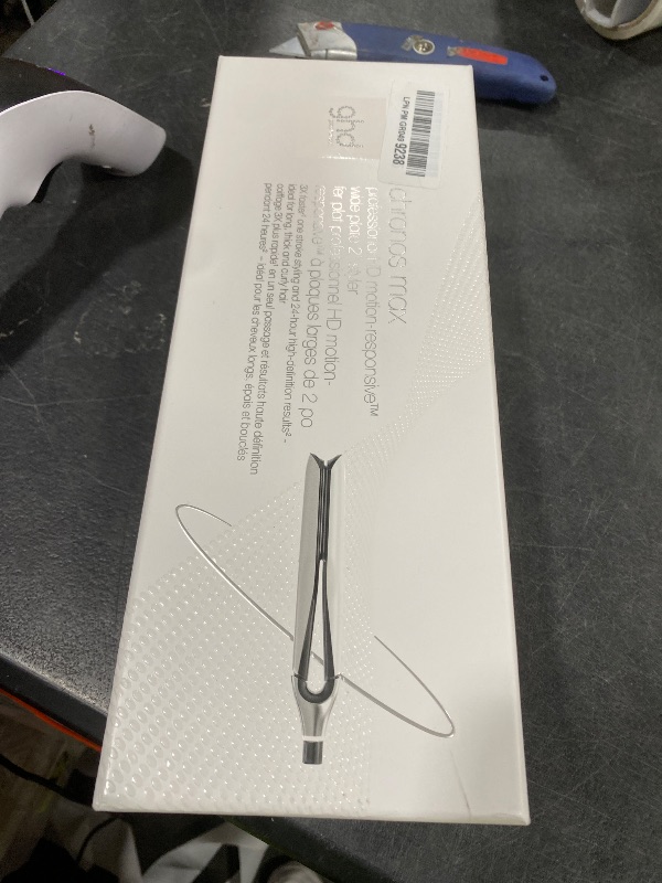 Photo 1 of ghd Chronos Styler - 2” Smart Flat Iron Hair Straightener with HD Motion-Responsive Technology, Faster Styling, 24-Hour Results, More Shine, Less Frizz, and No Extreme Heat Damage - White