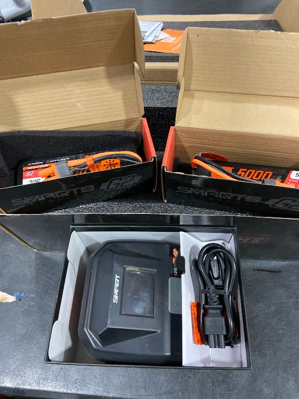 Photo 1 of Spektrum SMART Smart Powerstage 4S Surface Bundle: (2) G2 5000mAh 2S LiPo IC5 & S2100 Charger, SPMXPSS550