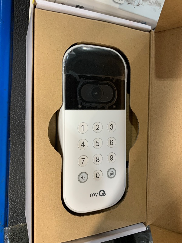 Photo 1 of *** MISSING PIECES***myQ Smart Garage Door Video Keypad with Wide-Angle Camera,Customizable PIN Codes,and Smartphone Control–Take Charge of Your Garage Access Works with Chamberlain, LiftMaster and Craftsman openers,White