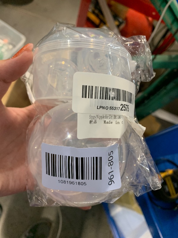 Photo 1 of ***missing 2***Sippy Nipple for Dr. Brown's Narrow Bottle & Sippy Spout Bottle, Soft 100% Silicone Baby Bottle Straw Nipple, 6m+, 10 Count