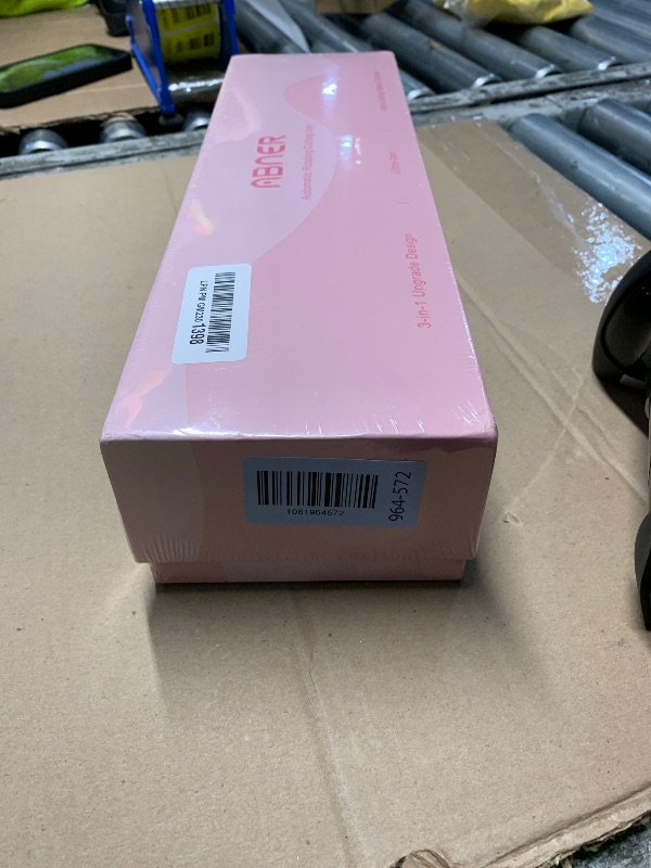 Photo 1 of ***FACTORY SEALED - Rotating Curling Iron Set, Automatic Curling Wand for Long Hair Easy to Use Hair Curler Get Effortlessly-Chic Beach Waves 3 Sizes Ceramic Barrel 0.75" 1" 1.25" to 430°F with Home Button, Dual Voltage