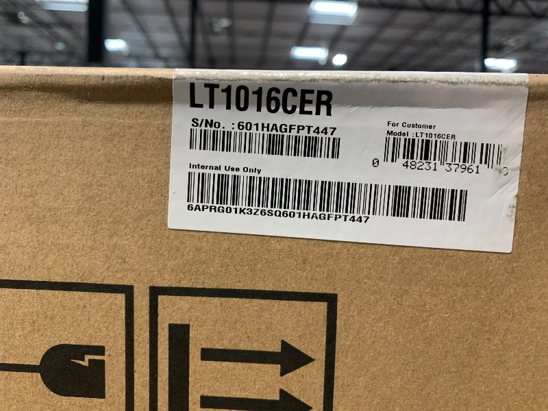 Photo 1 of ***FACTORY SEALED - OPENED FOR INPSECTION***LG 10,000 BTU Through the Wall Air Conditioner, 115V, Cools up to 440 Sq. Ft. for Bedroom, Living Room, Apartment, with Remote, 3 Cool & Fan Speeds, Wall AC Unit, White