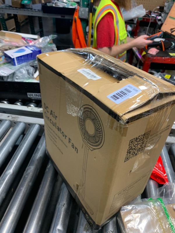 Photo 1 of ***PARTS ONLY NON FUNCTIONAL***Standing Fan for Bedroom, Omnidirectional 180° Oscillating Quiet Pedestal Floor Fans, 25dB Ultra Quiet DC Cooling Fan Blows Cold Air with Remote, 15 Speed, 3 Modes, 12H Timer, 15-38" Height Adjustable
