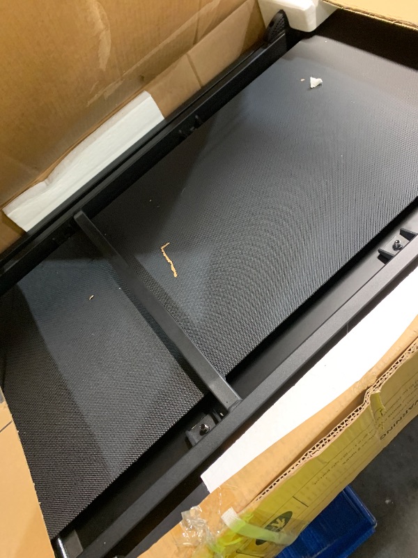 Photo 1 of **FOR PARTS ONLY, NON-FUNCTIONAL** Foldable Walking Pad with 0-15% Auto Incline and Handle Bar, Under Desk Treadmill with 300LBS Weight Capacity, 3.0HP Quiet Treadmills for Home with Speaker, APP & Remote Control-Black Orange