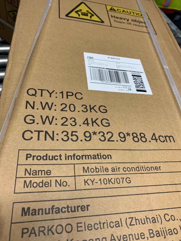 Photo 1 of ***FACTORY SEALED - OPENED FOR INSPECTION***10000 BTU Portable Air Conditioners, Portable AC up to 450 Sq.Ft,4 in 1 Portable AC Unit with Cool,Dehumidifier,Fan Modes&Sleep,Remote Control&24H Timer,AC Unit for Bedrooms