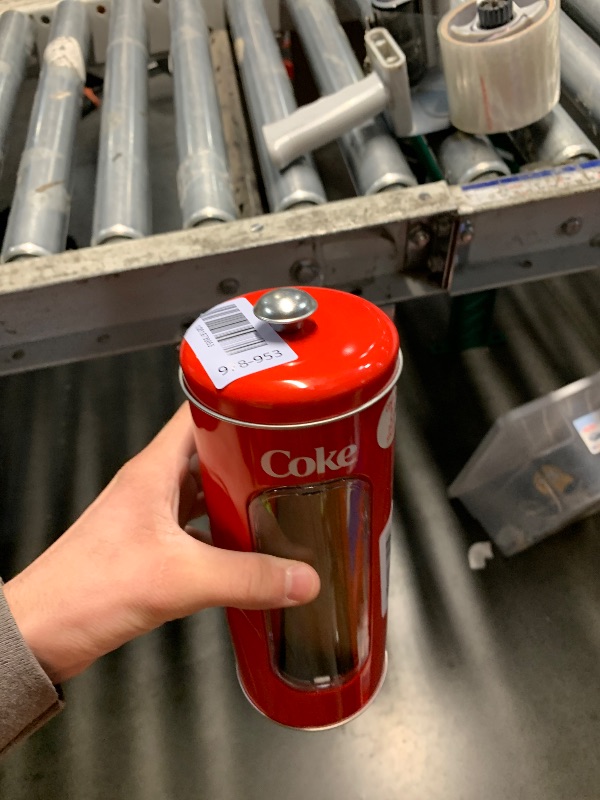 Photo 1 of ***MISSING FIDGET SPINNER***
Coca-Cola Kitchen Accessories Set - Bundle with 1 Coke Straw Dispenser, 20 Straws, Fidget Spinner | Coca-Cola Straw Holder Accessories & Decor
