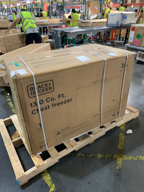 Photo 1 of ***BLACK+DECKER 13 Cu. Ft. Chest Freezer, Deep Freezer with Top Opening, Freezer Chest with Removable Storage Basket, Mechanical Temperature Control, Manual Defrost, R600a Refrigerant,BCF1300E,White