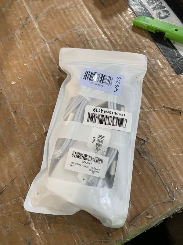Photo 1 of 
AISNI iPhone 17/16/15 Charger Fast Charging 3 Pack 20W USBC Charger Block with 6 FT Type C Charger Fast Charging Cord Compatible with iPhone 17/17 Plus/17/16/15 Pro Max/16/16 Plus/15/iPad Pro-White
