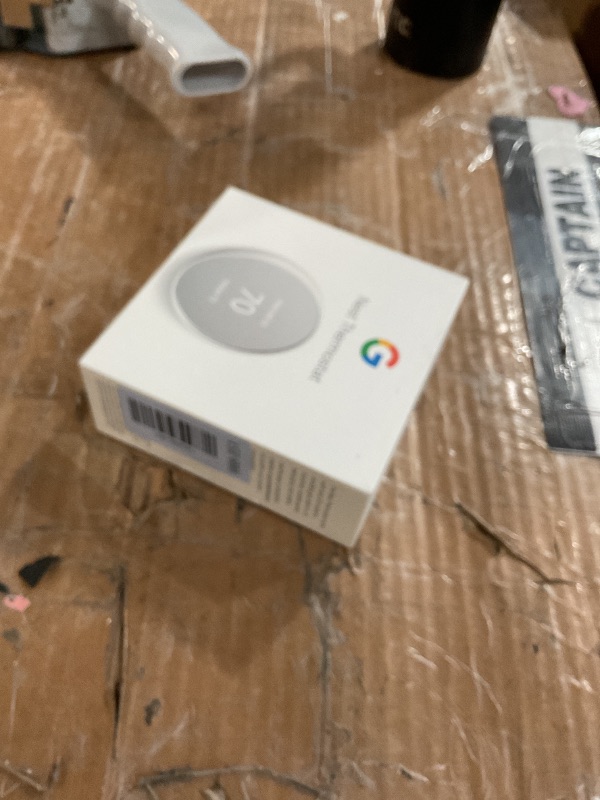 Photo 1 of **UNKNOWN IF ABLE TO CONNECT** Google Nest Thermostat - Smart Thermostat for Home - Programmable Wifi Thermostat - Snow