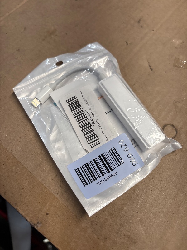 Photo 1 of [Apple MFi Certified] SD Card Reader for iPhone,Memory SD Card Reader Adapter High-Speed XD Picture Card Camera Adapter (White-USBC 3in1)