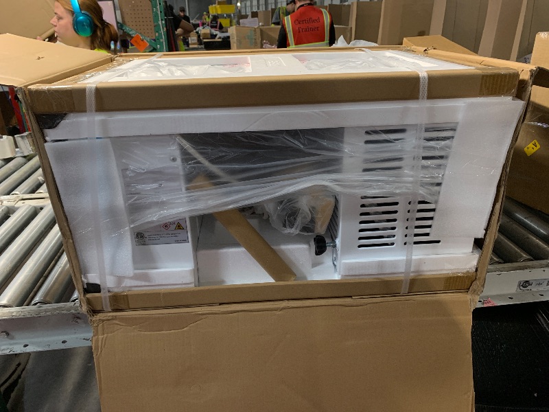Photo 1 of ***FACTORY SEALED - OPENED FOR INSPECTION*** Uthfy 12,000BTU U Shaped Window Air Conditioner, 6-In-1 Window AC Unit With Adjustable Louvers-Cools up to 550 Sq Ft, 24H Timer, 3 Speeds, Ultra Quiet, Energy Efficient, Easy to Install, Remote, White
