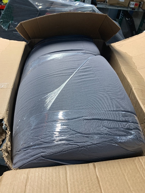 Photo 1 of ***STOCK PHOTO FOR REFERENCE ONLY***Acessories Outdoor Deep Seat Cushions with Double Welted Pillow, Waterproof, Fade-Resistant Patio Furniture Replacement Cushions, 23.5" x 25.5" x 5" + 23.5" x 19", Dark Gray