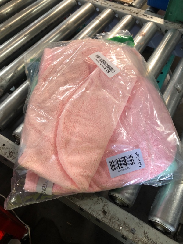 Photo 1 of ***MISSING PARTS***
TENSTARS 5 Pack Thicken Microfiber Hair Towel Wrap for Women - Elastic Loop Design - 320GSM Coral Velvet - Quick Dry Hair Turban - 11x28 Inch (Pink+FrozenBerry+FrozenBlue+Teal+Cream)