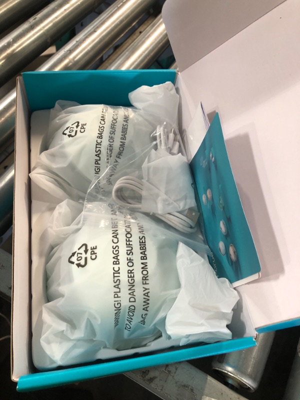 Photo 1 of ***FACTORY SEALED - OPENED FOR INSPECTION***Paruu P20 Hands-Free Wearable Electric Breast Pump - 4 Modes & 12 Suction Levels, 19/21/24mm Double-Sealed Flanges, Visible Milk Volume & Pumping Time, Lightweight Portable (2 Pack, Light Green)