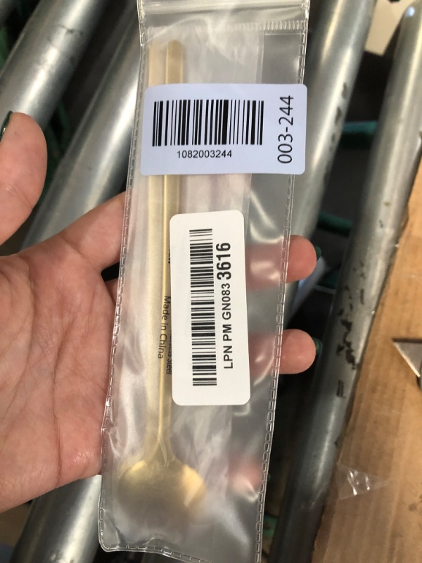 Photo 1 of ***missing 2***4 PCS 6.7 Inches Coffee Spoons, Stirring Spoons, Tea Spoons Long Handle, Teaspoons, Gold Spoons, Ice Tea Spoons, Long Spoons for Stirring, Espresso Spoons Stainless Steel