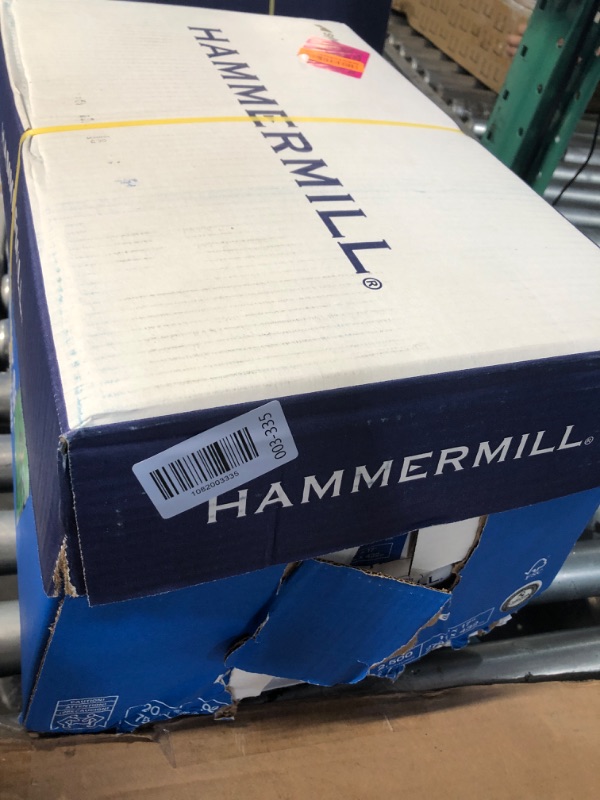 Photo 1 of ***MISSING PARTS***
Hammermill Printer Paper, 20 lb Copy Paper, 11 x 17-5 Ream (2,500 Sheets) - 92 Bright, Made in the USA, 105023C