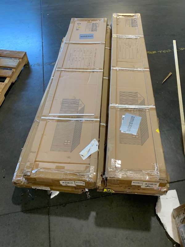 Photo 1 of ***FACTORY SEALED - OPENED FOR INSPECTION******TRUCK/TRAILER PICKUP ONLY***AMERLIFE 13x21x8 FT Metal Garage Shed, Extra Large Outdoor Storage Shed with Double Hinged Doors, 4 Windows, Heavy Duty Carport for Cars, Boats, Trucks and Equipment Storage, Dark 