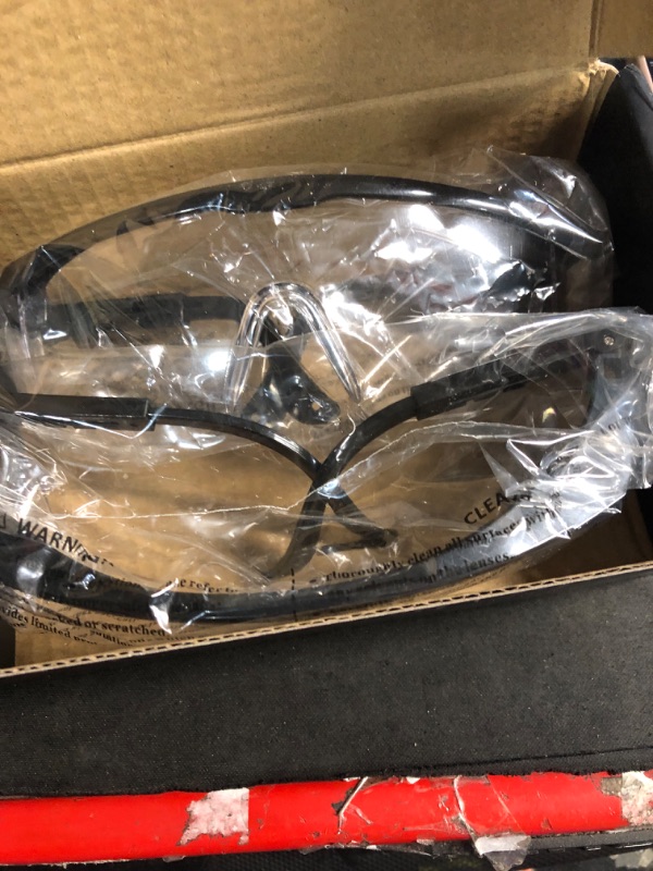 Photo 1 of ***STOCK PHOTO REFERENCE ONLY***
AnTools 2 Pack ANSI Z87+ Safety Glasses, Anti-Fog, Scratch-Resistant, Adjustable Temples, Clear Protective Eyewear, Lab Goggles