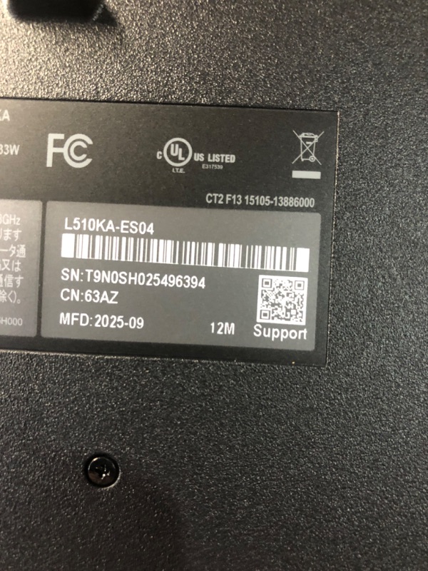 Photo 1 of ***FACTORY SEALED - OPENED FOR INSPECTION***
ASUS 15.6” Vivobook Go Slim Laptop, Thin & Portable for Student Study, Intel Dual Core N4500, 4GB RAM, 128GB SSD, Windows 11, Star Black, L510KA-ES04