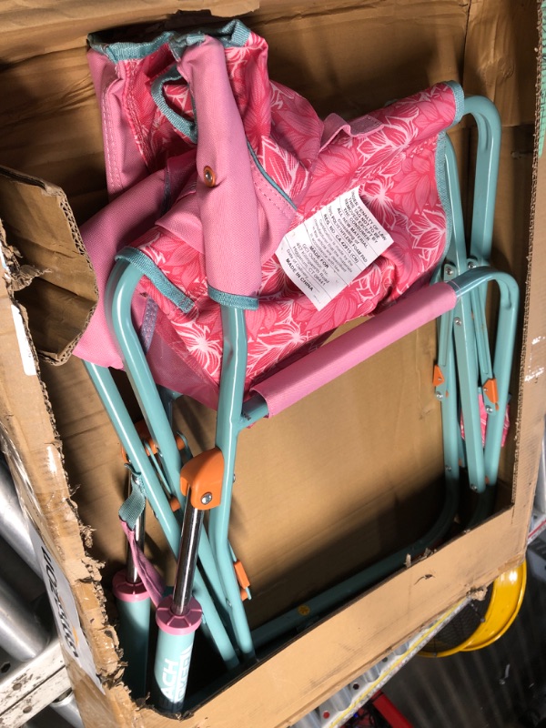 Photo 1 of ***STAINED***GCI Outdoor Beach Rocker | Folding Beach Chair & Portable Rocking Chair - Pink Lotus