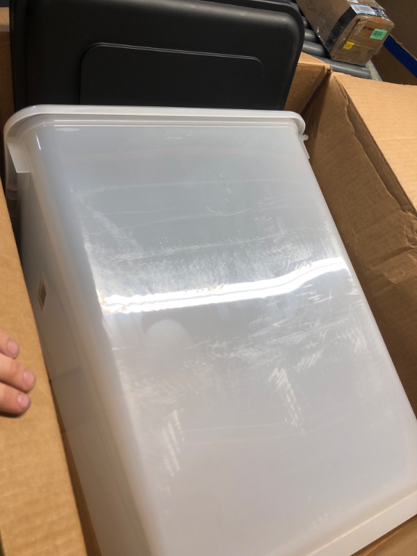 Photo 1 of ***STOCK PHOTO REFERENCE ONLY***
Dog Food Storage Container, Airtight, 30 lb Capacity, Wheels