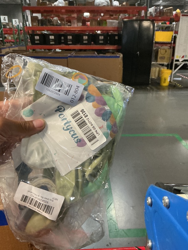 Photo 1 of ***MISSING PARTS***
Blue Green Balloon Arch Kit Double Stuffed Dusty Light Green Slate Blue White Pastel Olive Balloon Garland with Clear Bobo for Baby Shower Bridal Wedding Birthday Gender Reveal Goose Party Decor