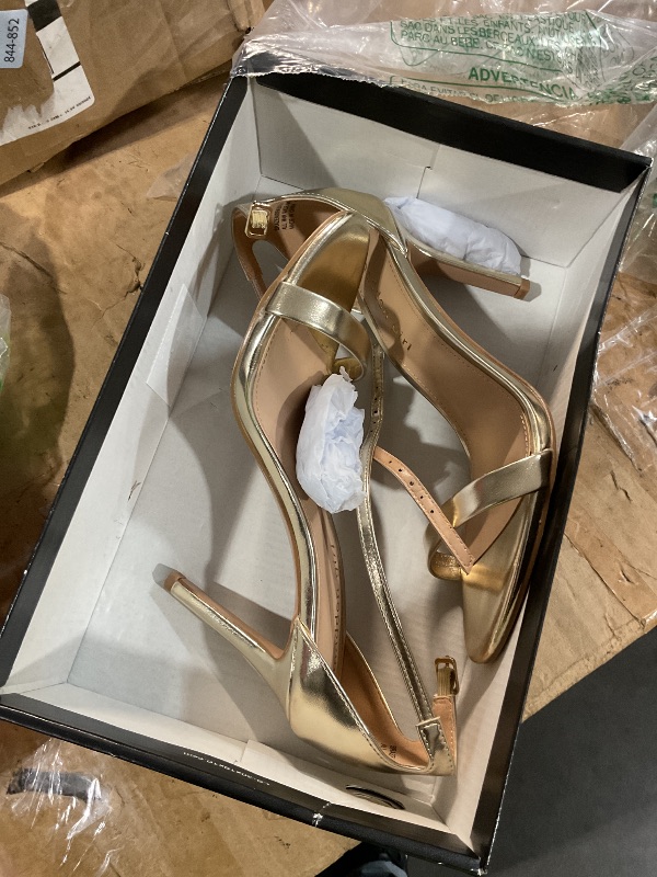 Photo 1 of **STOCK PHOTO FOR REFERENCE **Madden Girl Women's Brazen Heeled Sandal, Gold, 8