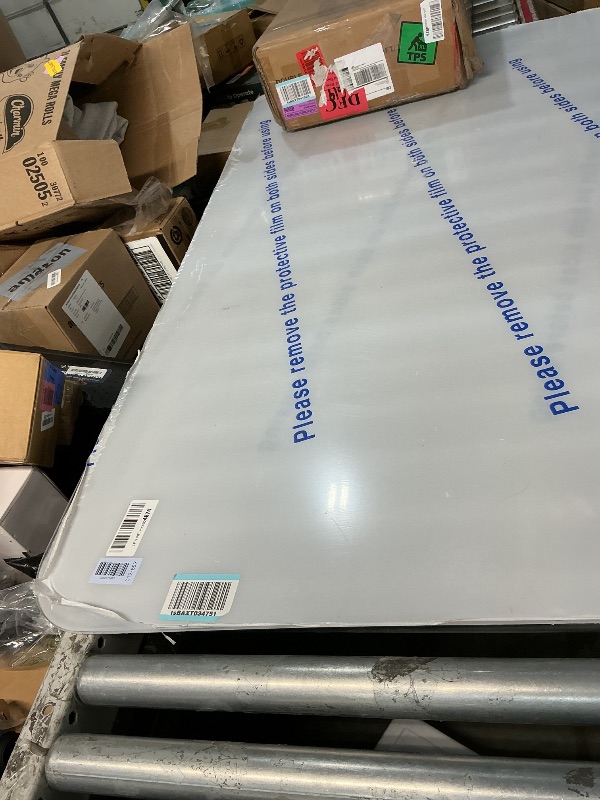 View 2 of [Large Size] Crystal Clear 1/5" Thick 59" x 47" Heavy Duty Hard Chair Mat, Can be Used on Carpet or Hard Floor