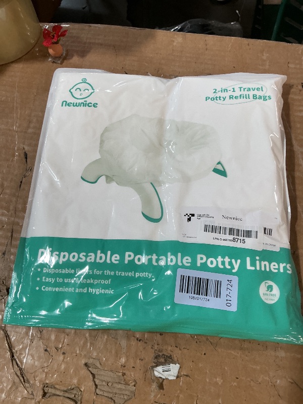 Photo 1 of [36 Counts] Newnice Disposable Potty Liners with Absorbent Pads, Leak-proof Portable Travel Bags for Toddler Training, Compatible with OXO Tot 2-In-1 Go Potty & Most Potty Chairs