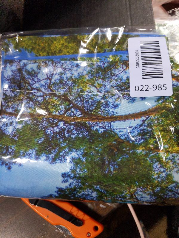 Photo 1 of 2 Pack Fluorescent Light Cover for Classroom, Green Tree Drop Ceiling Decorative Film Filter,Blue Sky Eliminate Harsh Glare Causing Eyestrain and Headaches…