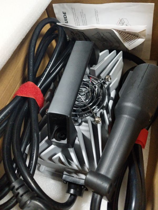 Photo 1 of 15 Amp 48 Volt Golf Cart Battery Charger for Club Car Precedent & DS - 3-Pin Round Plug, Smart Charger for Lead-Acid Batteries, IP67 Waterproof, Multi-Protection, Unique Design (Silver)