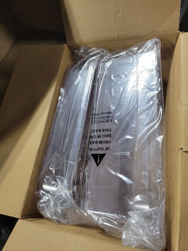 Photo 1 of 2 PACK Upgraded 240356402 Refrigerator Door Bin Replacement for Frigi.daire Refrigerator Door Shelf Parts LFSS2612TF0 LFSS2612TE0 FFSS2615TE0 Door Shelf Shelves By AMI PARTS (Length 15.38")