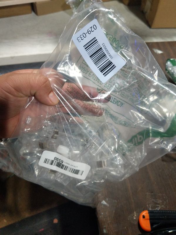 Photo 1 of 20 Pieces Double Sided Sign Clip, Clear Retail Merchandising Signs Display Tags,Plastic Adjustable Clip Sign Holder Stand,Rotating Swivel Sign Tag for Label, Clothing, Business Cards, Retail