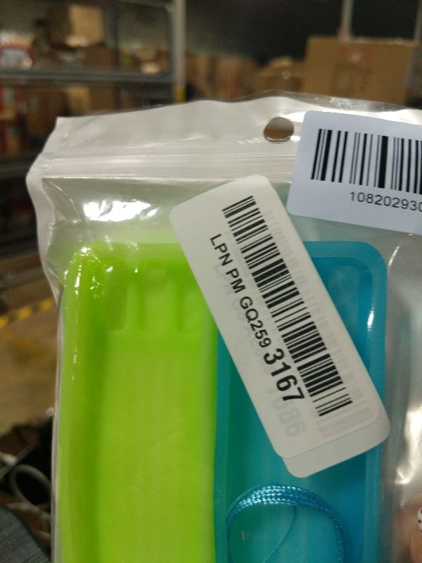 Photo 1 of 2 Pack for Apple TV Siri Remote Cover 2021 2022 - Lightweight Anti Slip Shockproof Silicone Cover for Apple TV 4K / HD Siri Remote Controller (2nd Gen / 3rd Gen) (Glow Green + Glow Blue)