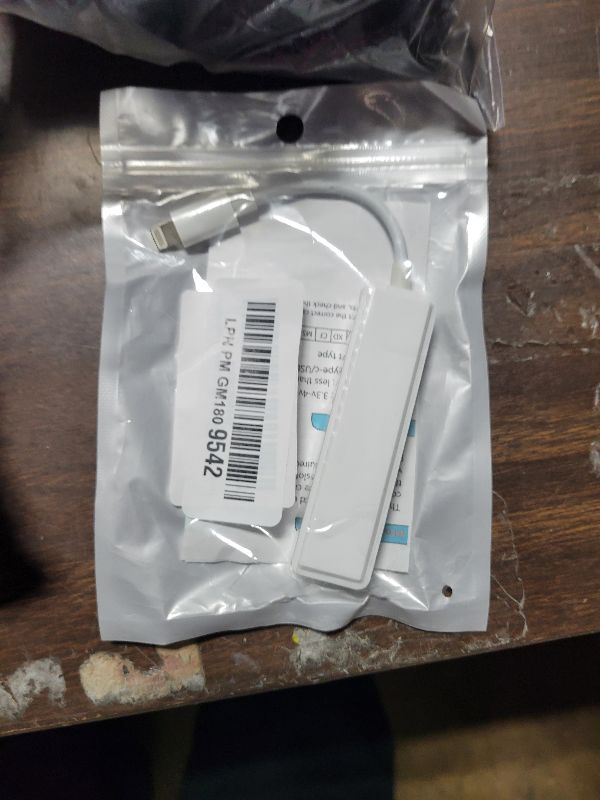 Photo 1 of [Apple MFi Certified] SD Card Reader for iPhone,Memory SD Card Reader Adapter High-Speed XD Picture Card Camera Adapter (White-USBC 3in1)