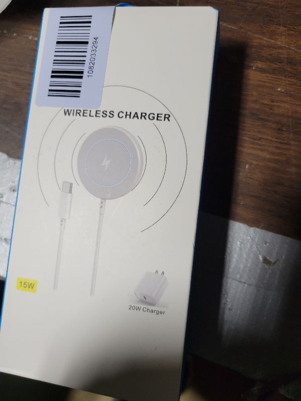 Photo 1 of [Apple MFi Certified]Magnetic Wireless Charger Apple Mag Safe Charger,15W 6FT Fast Wireless Charging Pad for AppleiPhone 16 Pro Max/16 Pro/16 Plus/15 Pro Max/14/13/12/AirPods3/2/Pro/Pro2,Charging Pad