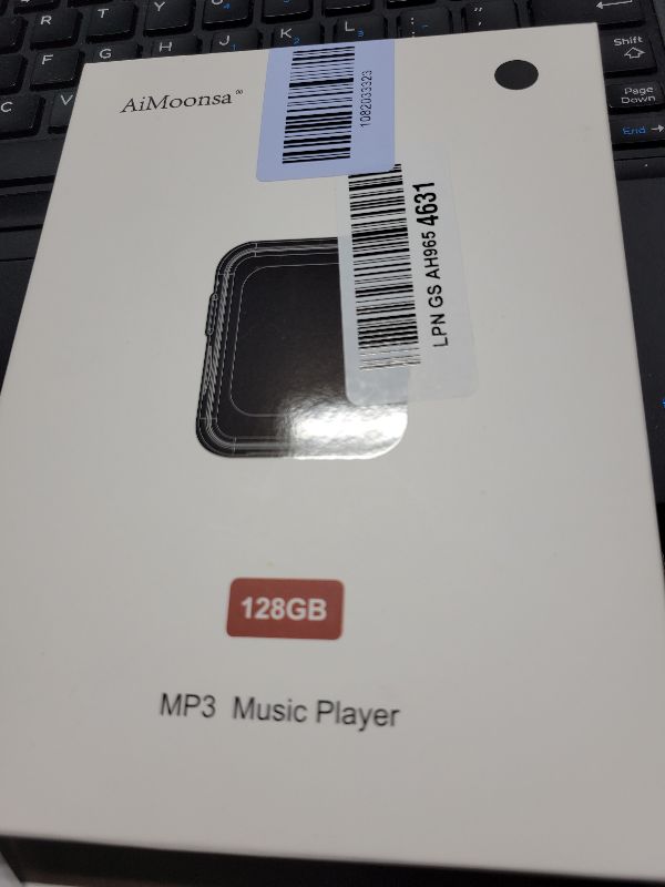 Photo 1 of 128GB MP3 Player with Bluetooth 5.3, Portable Digital Lossless Music Player with Built-in Speaker, 2.0 in Full Touch Screen, HiFi Sound, FM Radio, Voice Recorder, Earphones Included