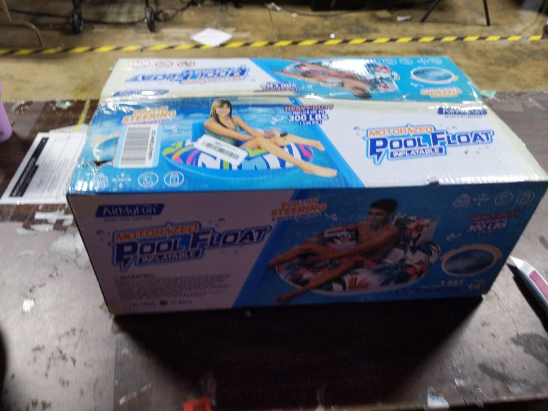 Photo 1 of ?AirMyFun Motorized Pool Float, Inflatable Pool Float, Motorized Pool Lounger with 4500mAh Capacity Battery, 90min Runtime on Full Charge, Motorized Pool Floats for Adults, Suitable for Home Pools