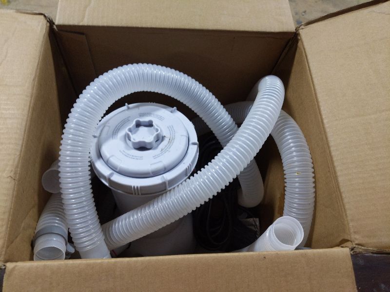 Photo 1 of 1000 GPH Pool Sand Filter Pump for Above Ground Pools, Energy-Saving & Low Noise - 6-Way Valve - ETL Certified & GFCI Protected
