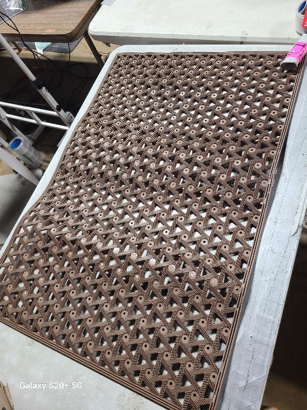 Photo 1 of  Front Door Mat Outside Entrance Rubber 24x36, Welcome Floor Doormat Heavy 