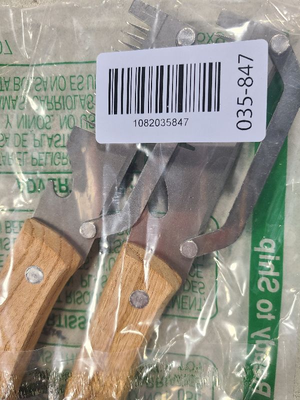 Photo 1 of 2-Pack Multifunctional Vegetable Peeler, 3 in 1 Kitchen Peeler with Wooden Handle, Grater & Bottle Opener for Potato, Carrot, Apple, Fruit & VegetableBIN 10-PV-19
