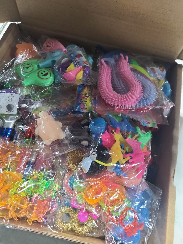 Photo 1 of 200 Pcs Party Favors for Kids, Fidget Toys Bulk, Birthday Gift Toys, Stocking Stuffers, Treasure Box Birthday Party, Goodie Bag Stuffers, Carnival Prizes, Pinata Filler for Classroom