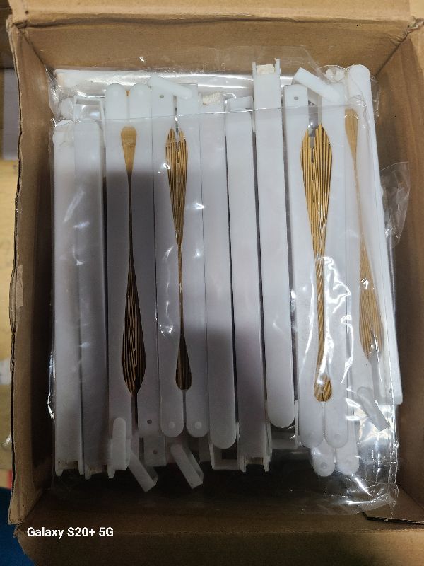 Photo 1 of 120 Pcs Gold Heart Paper Hand Held Wedding Fans Bulk 9'' Paper Folding Fans for Weddings Foldable Fan Bridesmaid Gift for Guest Bridal Shower Dancing Party DIY Craft Photo Props Wall Decoration
