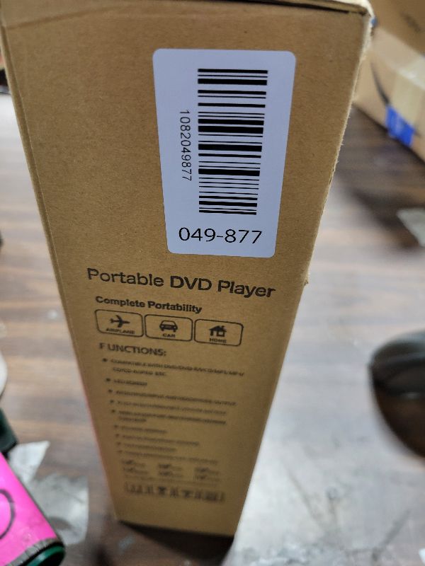 Photo 1 of 18" Portable DVD Player with Bluetooth Headset,15.6" HD Swivel Screen with Extra Carrying Bag,Support AV-in/Out and Multiple Disc Formats,High Volume Speaker,Black,[Not Support Blu-Ray]