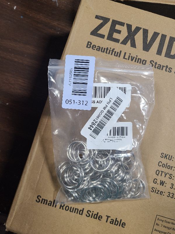 Photo 1 of 100PCS Key Rings Bulk, Split Key Rings, Keychain Rings and Crafts 1 inch (25mm)
